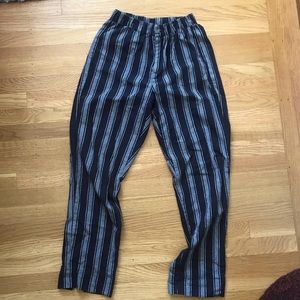 Bundle for $5 SALE - Brandy Melville Cotton Cropped Pants Tilden Black Gray